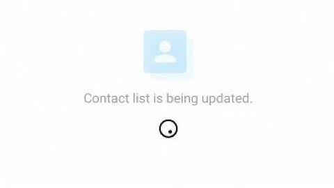 Fix contact list is being updated problem 2022 in mi | Redmi | poco | contact list is being updated