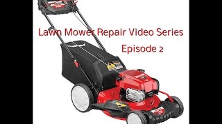 How To Replace Lawn Mower Drive Belt, Blade and Blade Adapter - Troy Bilt (MTD)