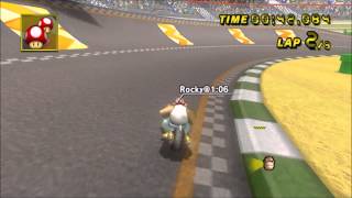 [MKW TAS] Luigi Circuit - 1:06.984 (Super Grinding)