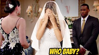 Quinn shows up at Carter's wedding with a baby CBS The Bold and the Beautiful Spoilers