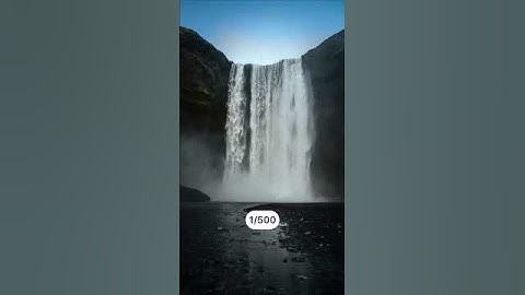 Shutter speed comparison #photography #behindthescenes #settings