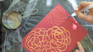 Fun with Bleach and Cardstock, the next to last one