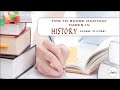 Tips to Score maximum marks in History Class 10 ICSE