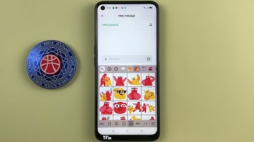 How to show emoji conversion key on keyboard on OPPO A54 Android 11