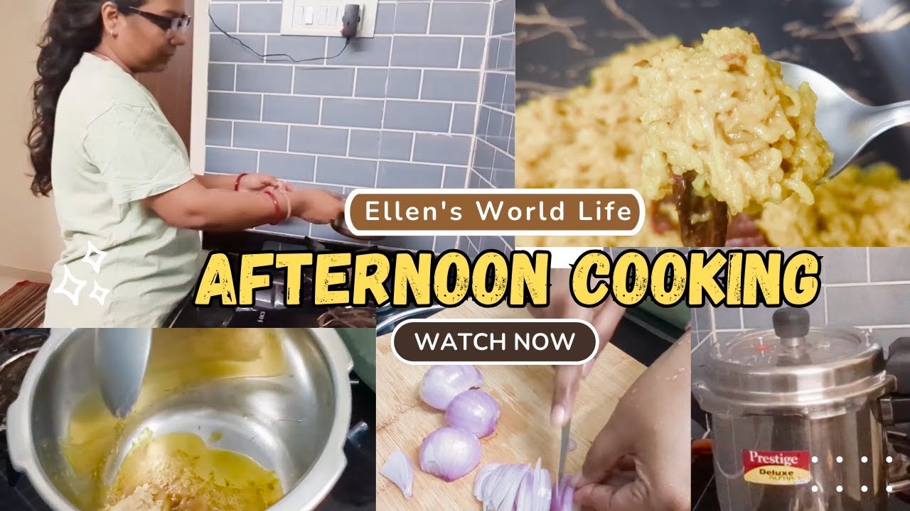 Khichdi Cooking Vlog | Simple Relaxed Afternoon Routine | Soothing, Just Vibes, Music | ASMR Video