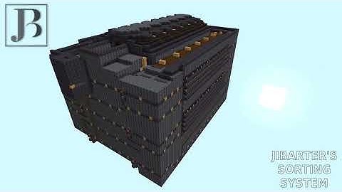 Minecraft: Automatic Sorting System By JiBarter [Showcase]