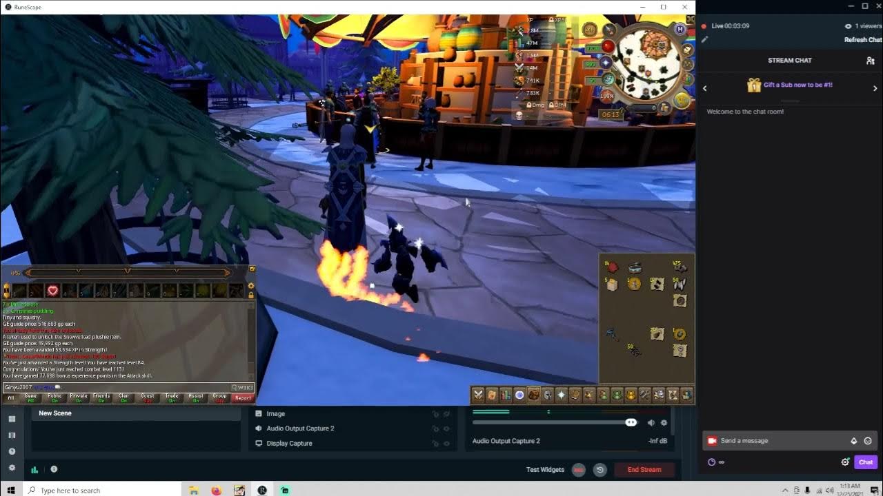 RS3 3.2k in Christmas wrapping paper YouTube