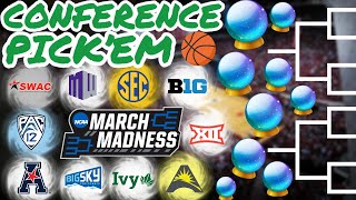 CBB March Madness 2023 Conference Tournament PICK'EM Predictions