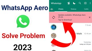 WhatsApp Aero Update problem 2023 | WhatsApp Aero latest update | Information studio screenshot 1