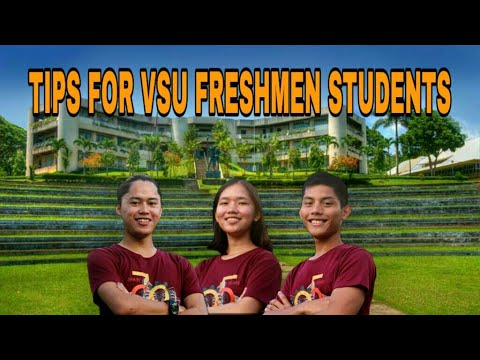 TIPS FOR VSU FRESHMEN STUDENTS | VLOG #25