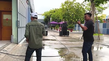 Khách test chất âm của loa PSD P1036, loa array bass 25 đơn