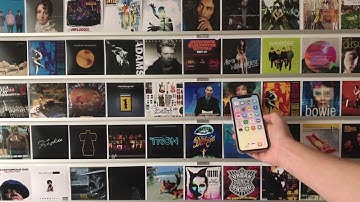 NFC music album wall