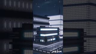 Minecraft Simple Futuristic Build Cyber Futuristic Sci-Fi City 2