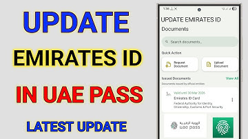 How To Update Emirates ID in UAE Pass App | How To Update Renewed emirates id in uae pass