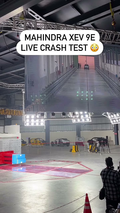 Mahindra XEV 9e Live Crash Test! #mahindra