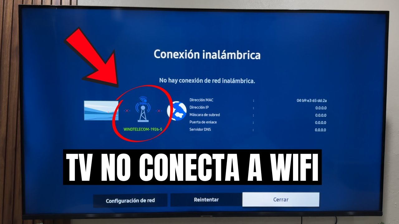 Smart TV SAMSUNG No Conecta a Wifi - Varias SOLUCIONES - YouTube