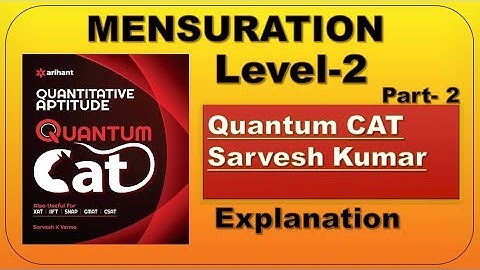 Quantum Cat by Sarvesh Verma Mensuration Solution Level 2 Part 2