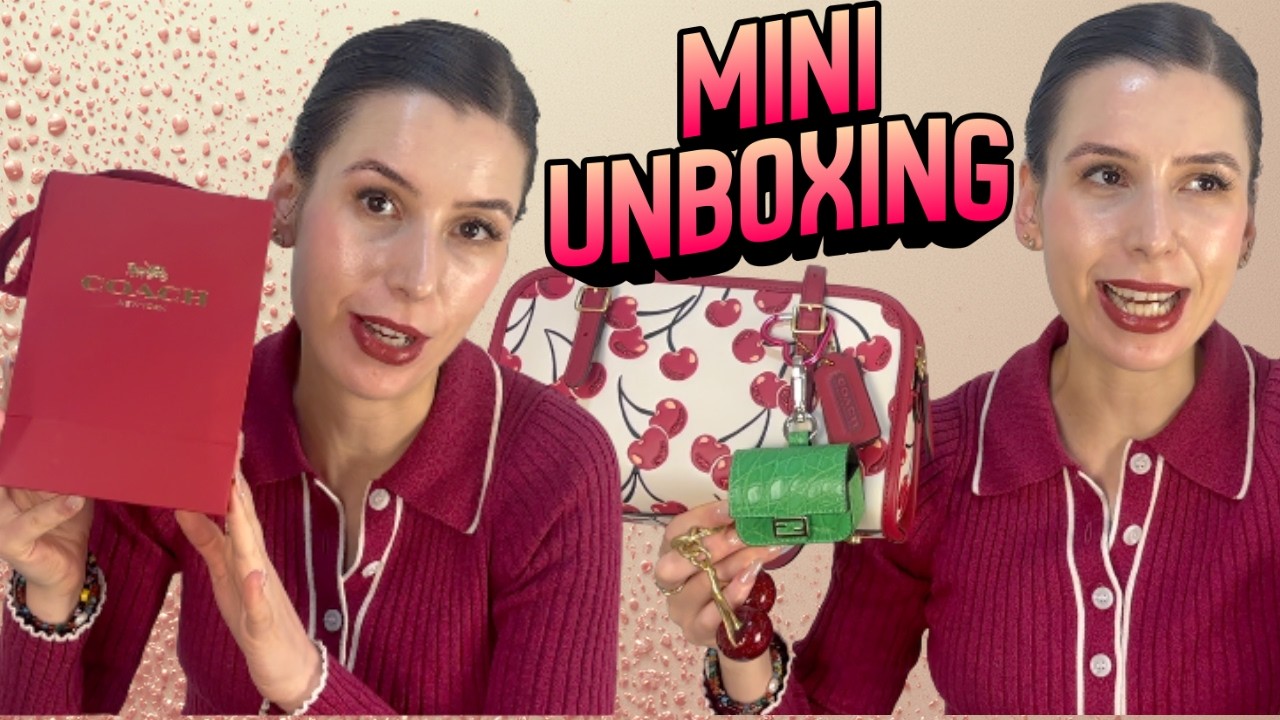 Mini COACH UNBOXING! (not what I expected) 😂🍒 - YouTube
