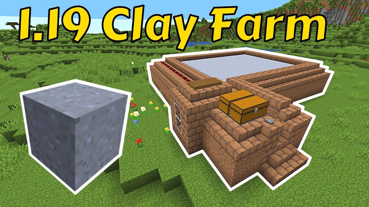Minecraft Tutorial | EASY Auto Clay Farm | 1.19 - YouTube