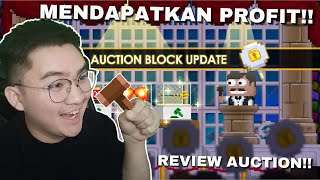 AUCTION BLOCK TERBARU KERENNNN! Mendapatkan Profit & Review !! | Growtopia 2025