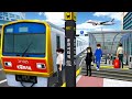 3D Driving Class 🚆 Metro Train Station Driving Gameplay | Realistic City Transpot 