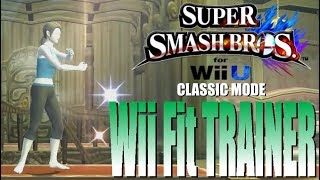 Super Smash Bros For Wii U - Classic Mode: Wii Fit Trainer