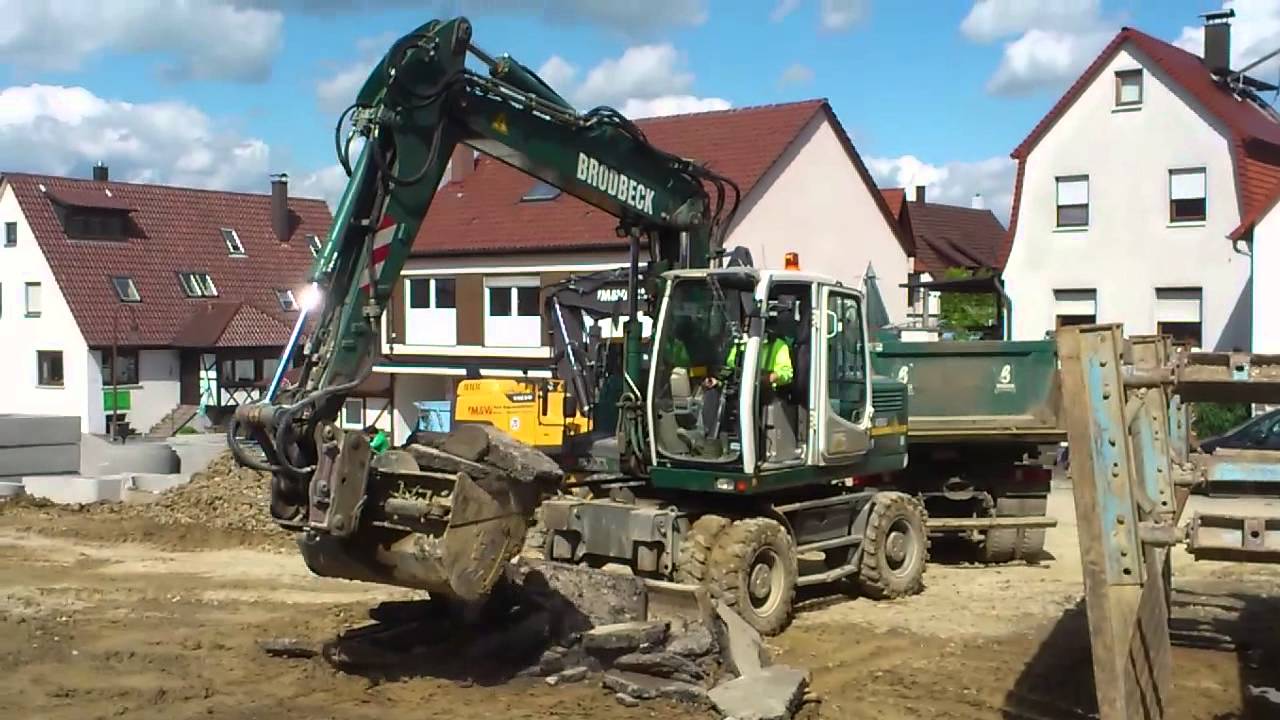 Liebherr A900C im Einsatz - Firma Brodbeck Metzingen