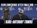 Karl-Anthony Towns praises Knicks fans after NBA Championship win