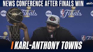 Karl-Anthony Towns praises Knicks fans after NBA Championship win