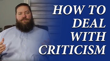 Handling Criticism in the Workplace