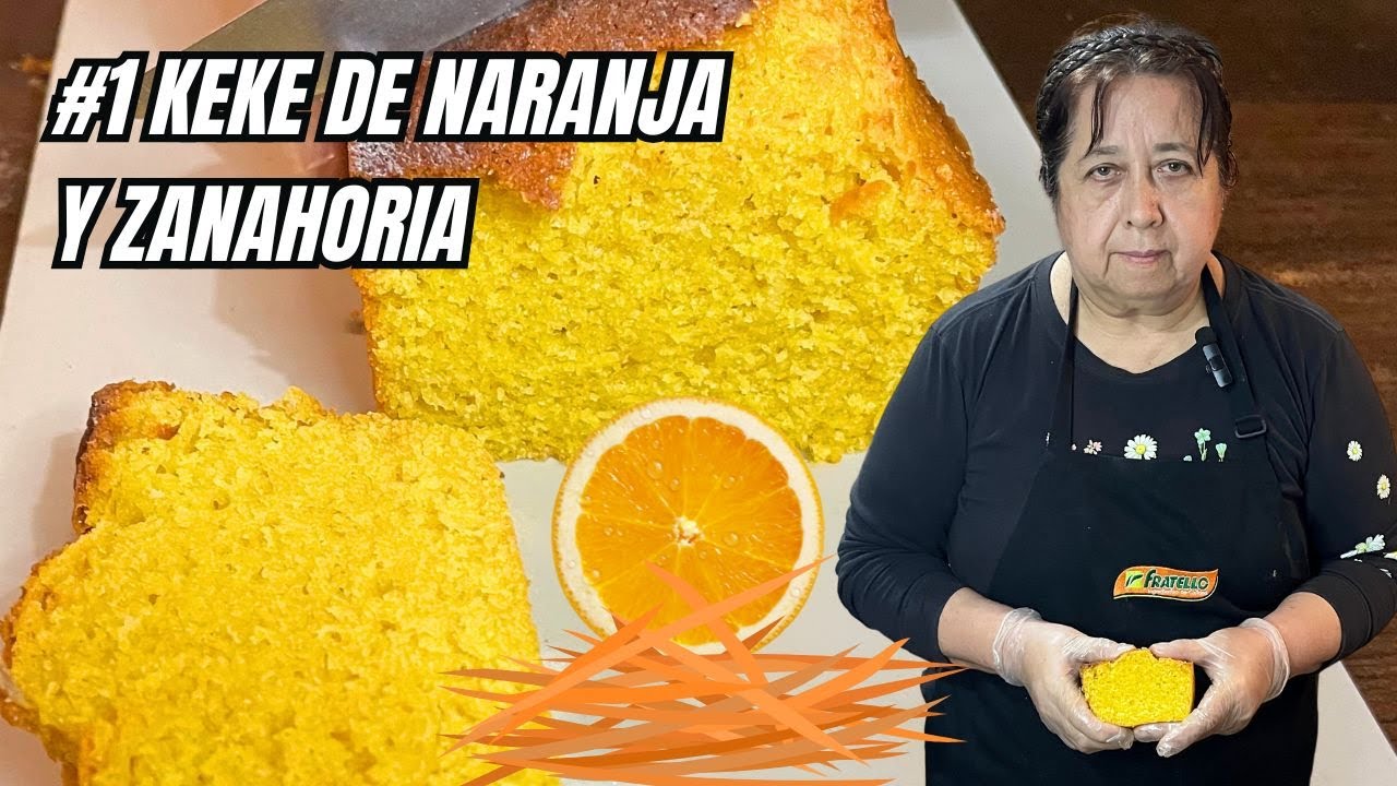 KEKE DE NARANJA CON ZANAHORIA en licuadora | Eliana Galindo