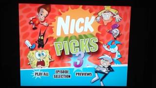 Nick Picks 3 Dvd Menu Youtube Nick Picks 3 Dvd Menu Youtube