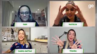 Fabi, Natália, Carol Gattaz e Thaísa falam do clássico do vôlei Rio x Osasco