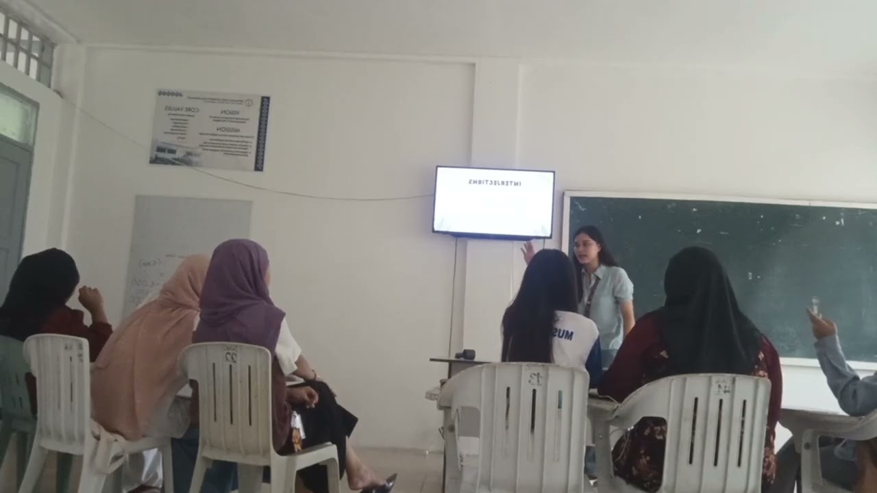 Demo teaching about Interjections with the use of digital tool (Wordwall).