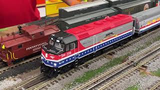 O Scale Amtrak Passenger Train