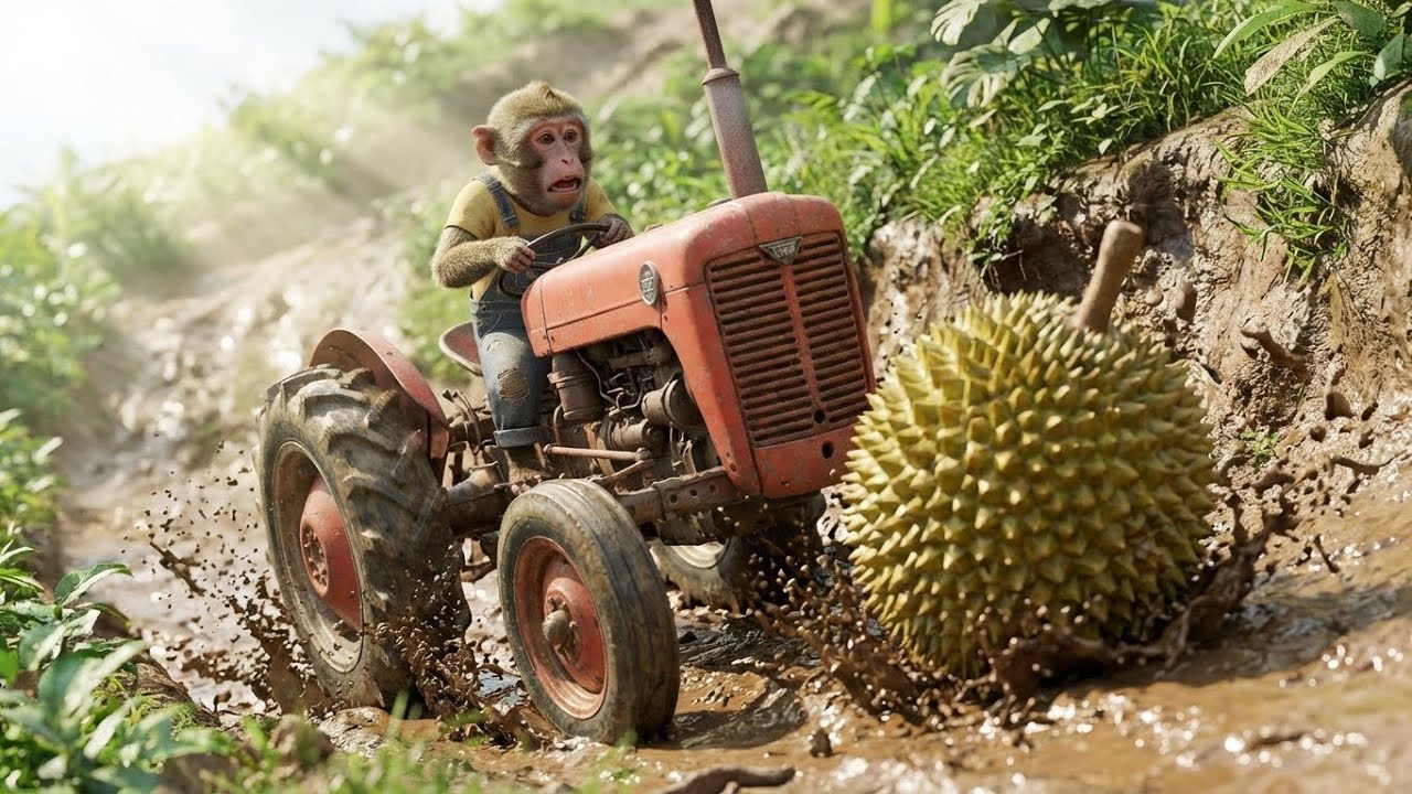 NaNa's GIANT Durian Tractor Chase DISASTER! SHOCKING Golden Surprise Ending! 🚜💥