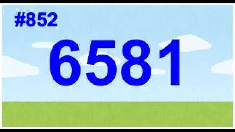Count up 801st to 900th prime numbers! 1st channel.