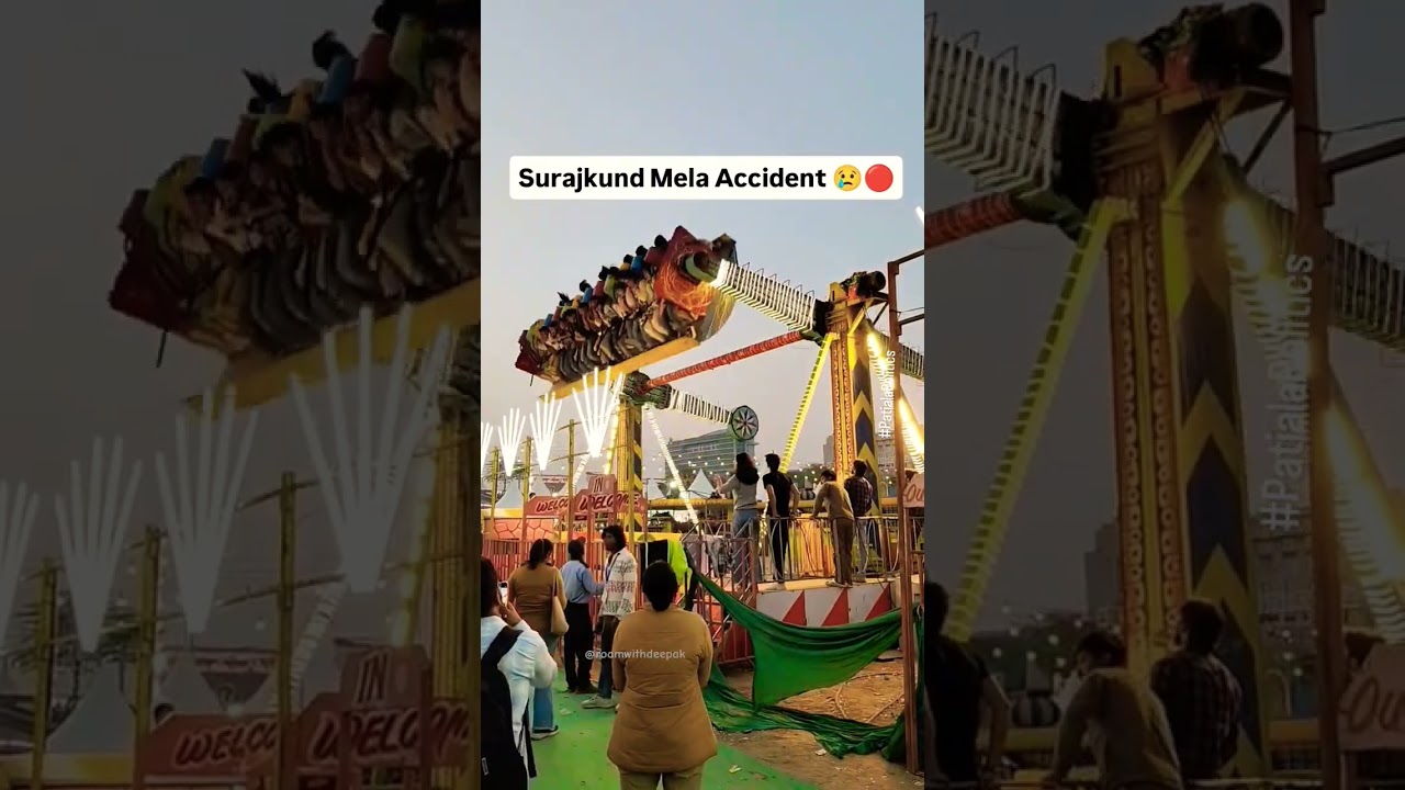 Surajkund mela Accident 😢😱 