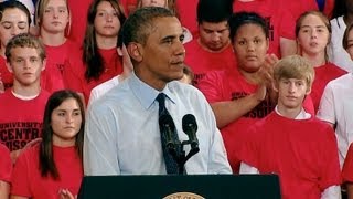 President Obama Speaks on Education and the Economy