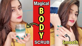 DIY Magical BODY-SCRUB for smooth & shiny skin only 3ingredients 😍 | #shorts