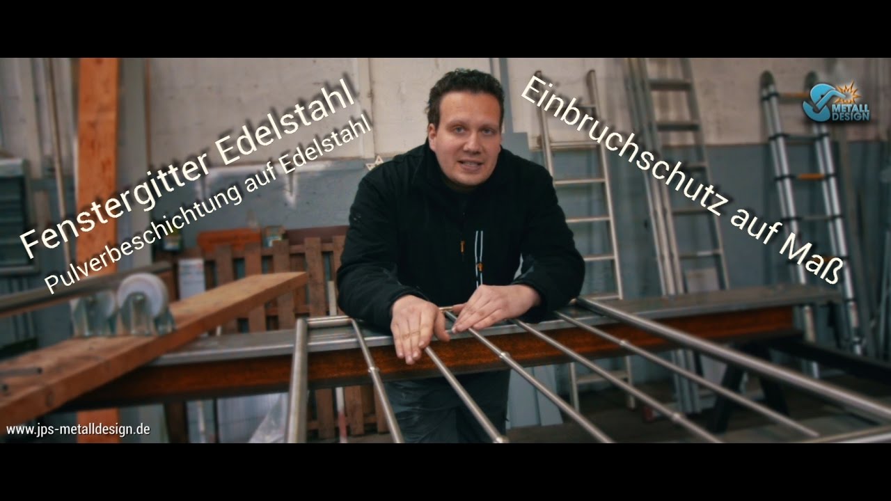 Fenstergitter auf Maß - Pulverbeschichtung - Warum Edelstahl?