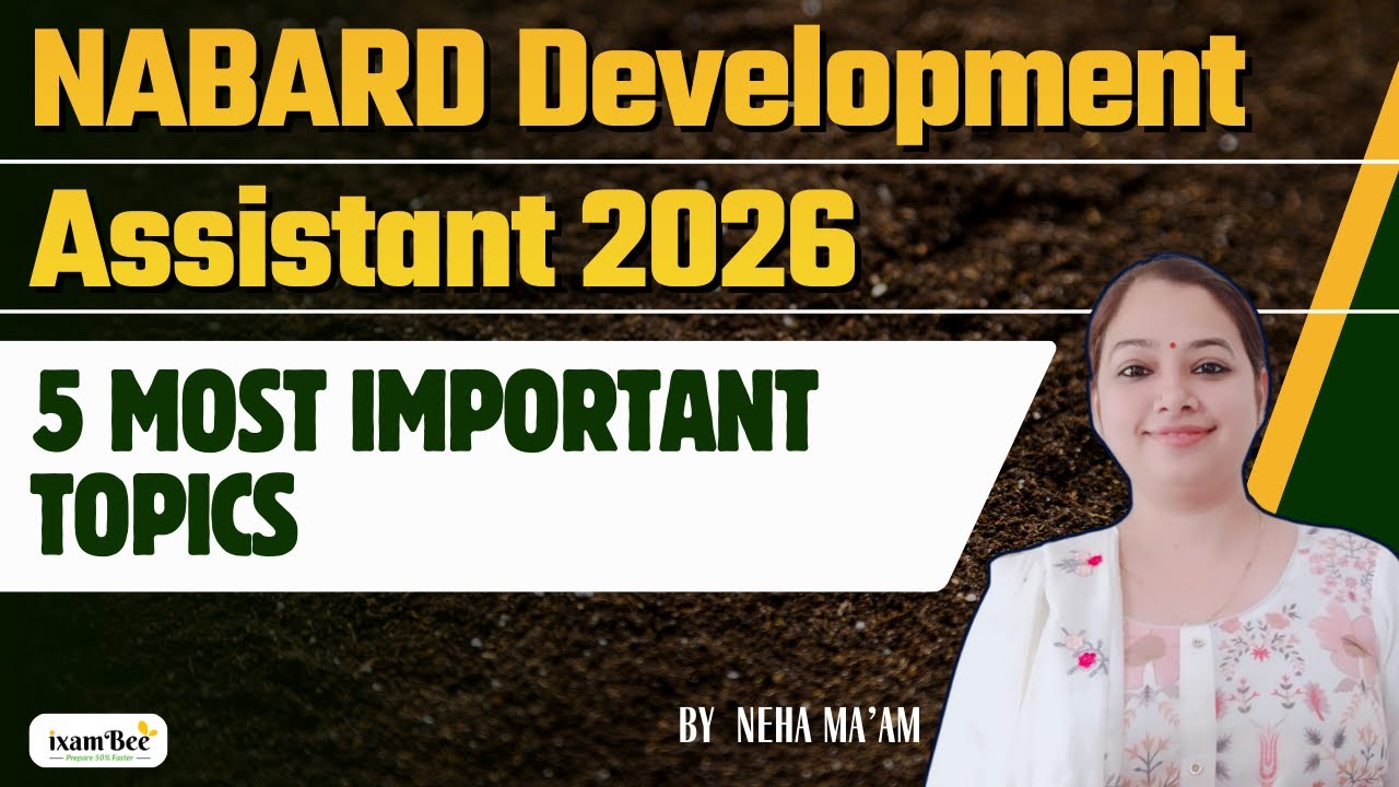 NABARD Development Assistant 2026 ||5 Most Important Topics