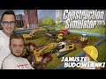 "Janusze Budowlanki" #3 🔨 200m Na Ręcznym & Nowy HDS😂 Construction Simulator 🔥 MafiaSolec & Bronczek