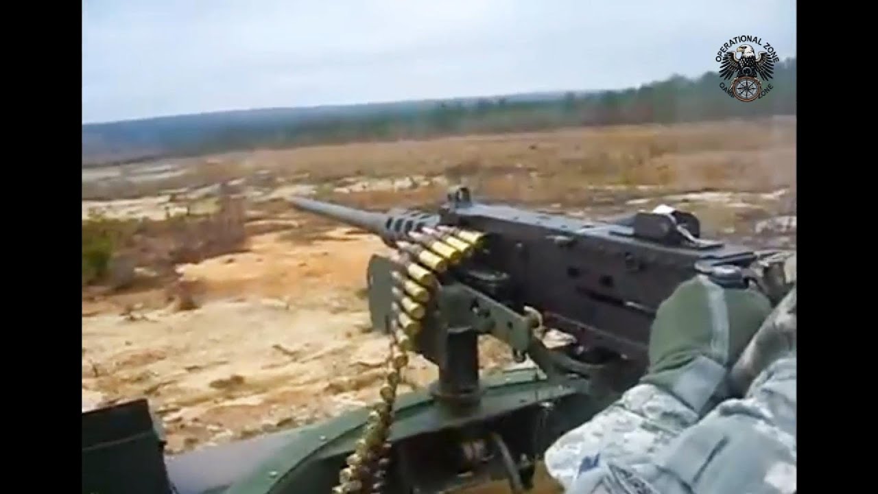 Watch This Powerful Gun in Action! 50 cal machine gun - YouTube
