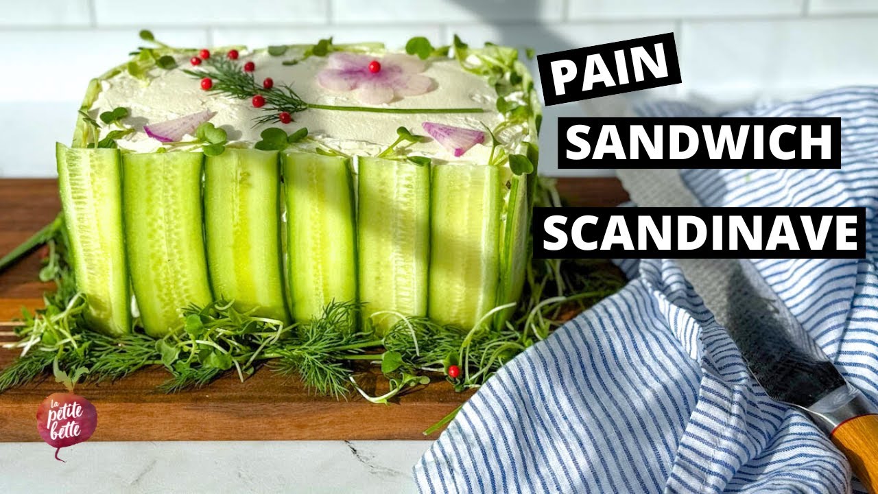 PAIN SANDWICH SCANDINAVE 🌼 Saumon fumé, crevettes et avocat