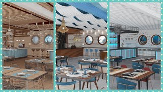 Interior Story: home design 3D - Events - Seafood restaurant screenshot 5