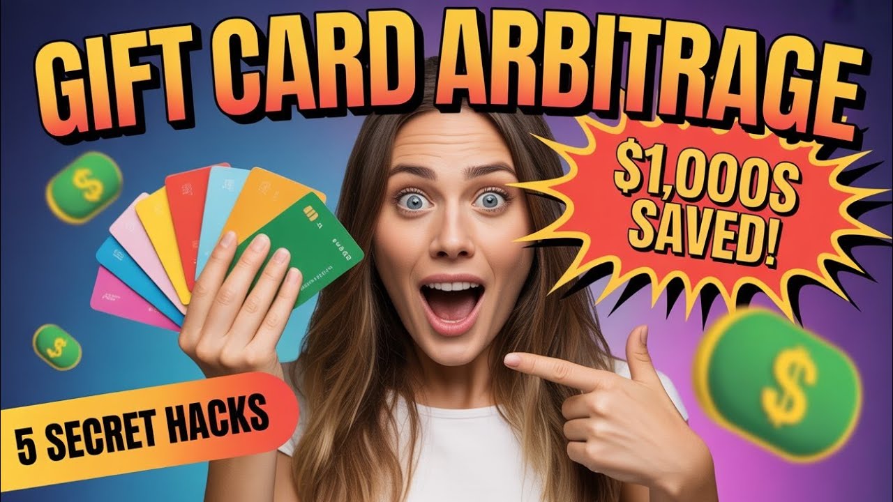The Gift Card ARBITRAGE Secret: 5 Hacks to Save $1,000s on Everyday Purchases in 2026