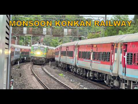 Monsoon Konkan Railway [3 in 1] : Madgaon Vande Bharat Express + Mandovi Express + CBE - JBP Special
