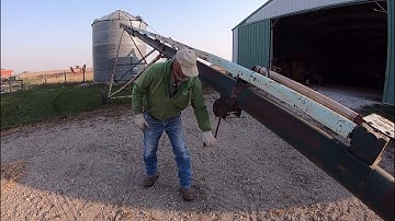 Grain Bin Auger Setup