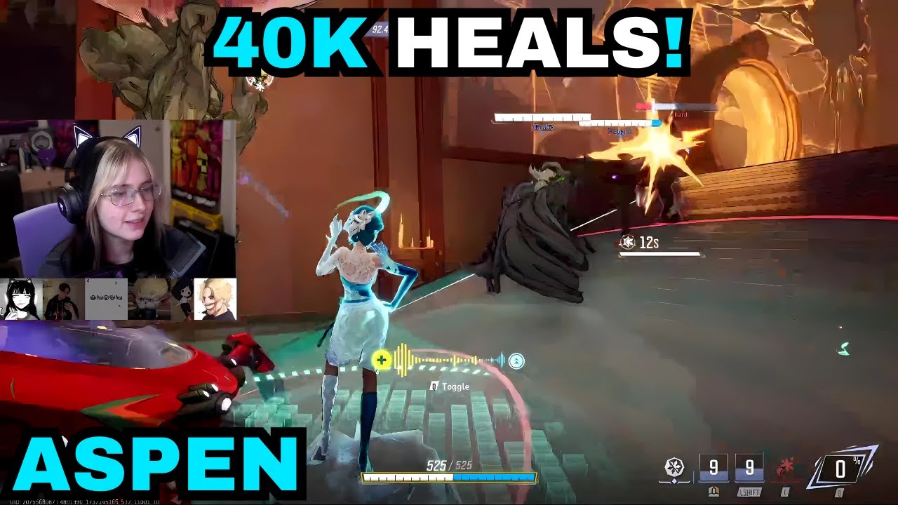 40K HEALS! ASPEN NUMBER 1 LUNA SNOW GAMEPLAY- MARVEL RIVALS SEASON 1 ...